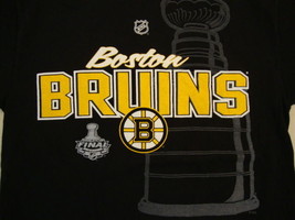 NHL Boston Bruins National Hockey League 2011 stanley cup finals Black T... - £15.13 GBP
