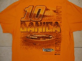 Hase Authentics NASCAR Danica Patrick Number 10 Go Daddy Orange T Shirt L - $19.64