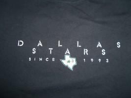 Vintage NHL Majestic Dallas Stars Hockey Team &quot;Since 1993&quot; Black  T-Shirt M - £15.05 GBP