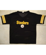 NFL Pittsburgh Steelers National Football League Fan Black Jersey Kids M - £12.57 GBP