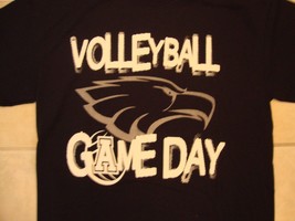Allen High School Volleyball Game Day &quot;Rise to the Occasion&quot; Navy T Shirt M - £14.59 GBP