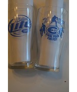 Miller Lite 2007 Final four funfest Beer Glasses set of 8 - $15.00