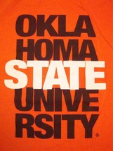 NCAA OSU Cowboys Oklahoma State University College Football T Shirt L - £14.37 GBP