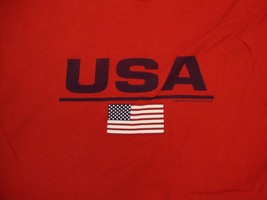 Genuine Sonoma Jean Company USA U.S.A. American Flag Sleeveless Red T Sh... - $19.74