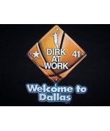 NBA Dallas Mavericks &quot;Dirk At Work&quot; #41 Dirk Nowitzki Black Graphic T Sh... - £12.55 GBP