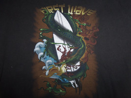 First Wave Dragon Surf Board Graphic Print T Shirt - Youth XL - $17.07