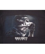 Call of Duty Ghosts COD Video Game FPS Shooter Infinity Ward Black T Shi... - £15.59 GBP