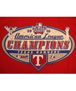 MLB Texas Rangers Major League Baseball 2010 World Series Champions T Sh... - £14.55 GBP