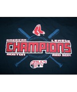 MLB Boston Red Sox Baseball 2007 AL Champions Navy Graphic T Shirt - XL - £14.66 GBP