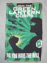 Join The Green Lantern Corps DC Comic Books Movies Gray Soft T Shirt M - £14.47 GBP