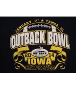 NCAA Iowa Hawkeyes College University Football Fan Outback Bowl 2014 T S... - £15.36 GBP