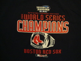 MLB Boston Red Sox Major League Baseball Fan 2004 World Series T Shirt XL - £14.78 GBP