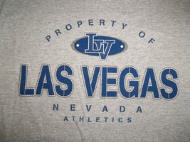 Las Vegas Nevada Athletics Grey Ringer 90/10 Graphic Print T Shirt M - $18.50
