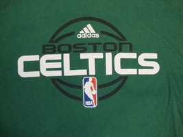 NBA Boston Celtics National Basketball Fan Adidas Green T Shirt M - £14.90 GBP