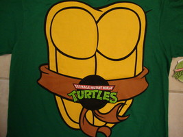 Teenage Mutant Ninja Turtles TMNT 90&#39;s Cartoon Nickelodeon Cape Tee T Shirt L - £14.03 GBP