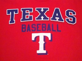 MLB Texas Rangers Major League Baseball Genuine Merchandise Red T Shirt L - £15.01 GBP