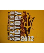 NCAA Arizona State Sun Devils Speaking Victory 2012 College Fan T Shirt ... - £13.47 GBP