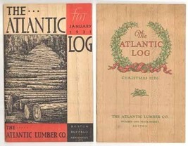 4 issues The Atlantic Log magazine 1926 lumber Co. Boston logging wood  - £25.24 GBP