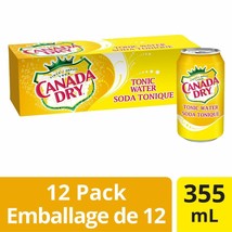 12 Cans of Canada Dry Tonic Water 355ml Each Can -From Canada - Free Shi... - $34.83
