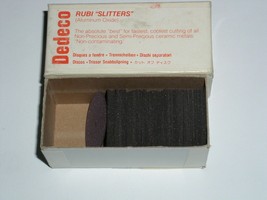 Dedeco Rubi Slitters Dental Lab 1 1/2 Inch X .032 Open Box 2/3 Full - £15.63 GBP