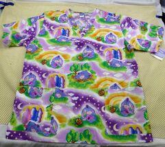 NWT Disney Barco Eeyores Lullaby Scrub Top M Purple Cartoon Print Made I... - $17.10
