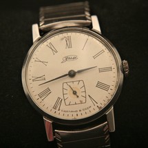 Vintage, serviced 1970&#39;S USSR, men&#39;s ZIM 15J manual wind cal 2602 wristwatch - £73.98 GBP