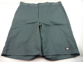 Dickies Loose Fit Gray Polyester Blend Chino Shorts Mens 44 - £19.60 GBP