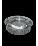 Rosenthal Ashtray Crystal Cigar Holder Cut Glass Three Slots Modern Heavy - $753.77 MXN
