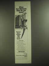 1974 Puerto Rico-Sheraton Hotel Ad - What has Sheraton done for you lately? - £14.72 GBP