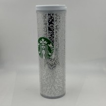 Starbucks Tumbler Holiday 2020 Silver Hot Cold Bubble Grande 16oz Coffee... - $18.81