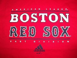 MLB Boston Red Sox World Series 2004 Baseball Team Red Graphic Print T-Shirt XL - $15.91