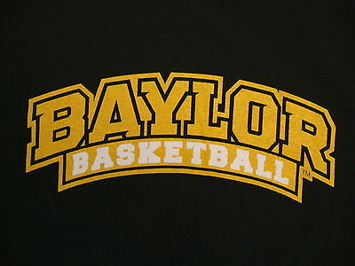 Primary image for NCAA Baylor Bears College University Basketball Fan Green Bear Cotton T Shirt L