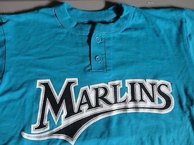 Florida Marlins #7 MLB 2 button JERSEY SHIRT Youth L EXCELLENT FREE US SHIPPING - £10.93 GBP