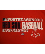 MLB Boston Red Sox Major League Baseball Fan Postseason 2013 Majestic T ... - £13.48 GBP