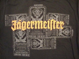 Jagermeister German Made Beer Liquor Deer Logo Soft Black T Shirt M - £14.75 GBP