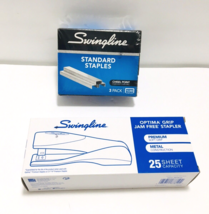 Swingline Optima Desktop Stapler 25 Sheet Capacity + 15000 Standard Staples New - £18.94 GBP