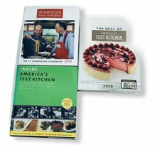 America&#39;s Test Kitchen Recipe Books Lot of 3 TV Companion Cookbook 2013 - £15.70 GBP