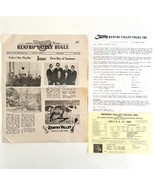 Renfro Valley Kentucky 1982 Ephemera Lot Of 3 Blue Grass Program Bugle DWW7 - $41.11 CAD