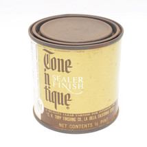 Tripp Finishing Tone &#39;N Tique Tin Can Advertising Design - £23.55 GBP