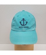 Life Is Good Womens Blue Smile Aweigh Anchor Summer Hat Cap Cotton Adjus... - £9.59 GBP