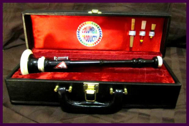 CP Brand New BOMBARD OBOE Black African Wood Flute Chanter With Hard Carry Case - £97.82 GBP