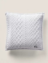 Ralph Lauren Highland Knit Deco Pillow White $215 - £76.24 GBP