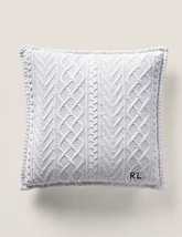 Ralph Lauren Highland Knit Deco Pillow White $215 - £72.95 GBP