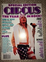 Circus Magazine Dec 1991 Special Edition Metallica, Guns N Roses, Tesla - $14.99