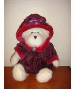 Boyds Bears Ms. Rouge Chapeau Red Hat Society Plush Bear - £12.38 GBP
