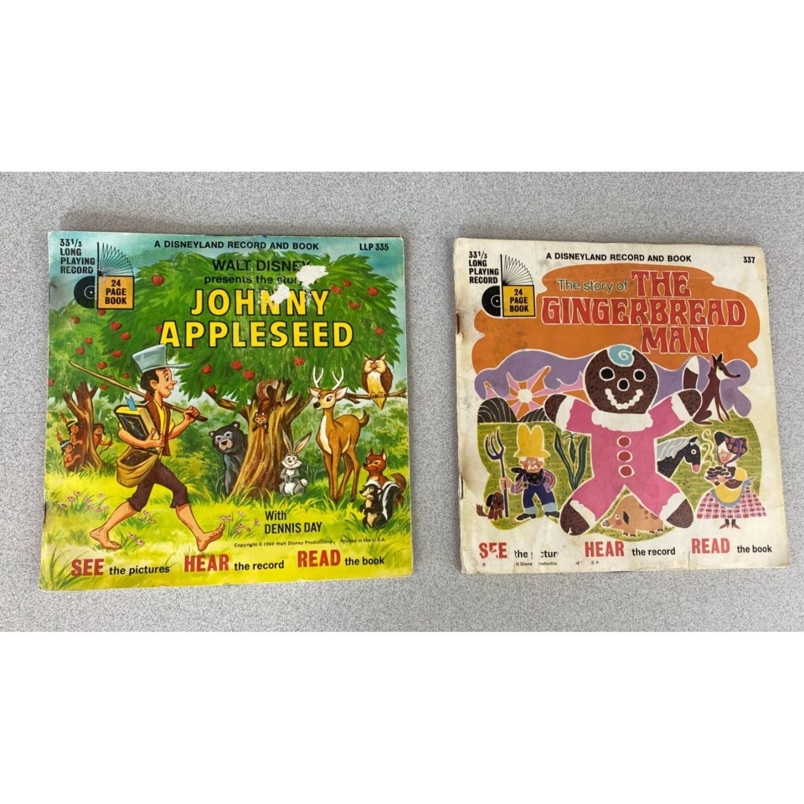 Disneyland Record And Book 33 1/3 Long Playing Record From The 1960s Lot... - $8.90