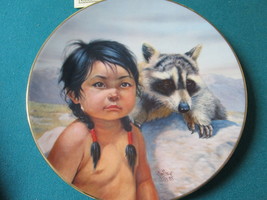 Pride of American Indians collector plate by Perillo NIB&quot;Dark Eyed Frien... - $55.43