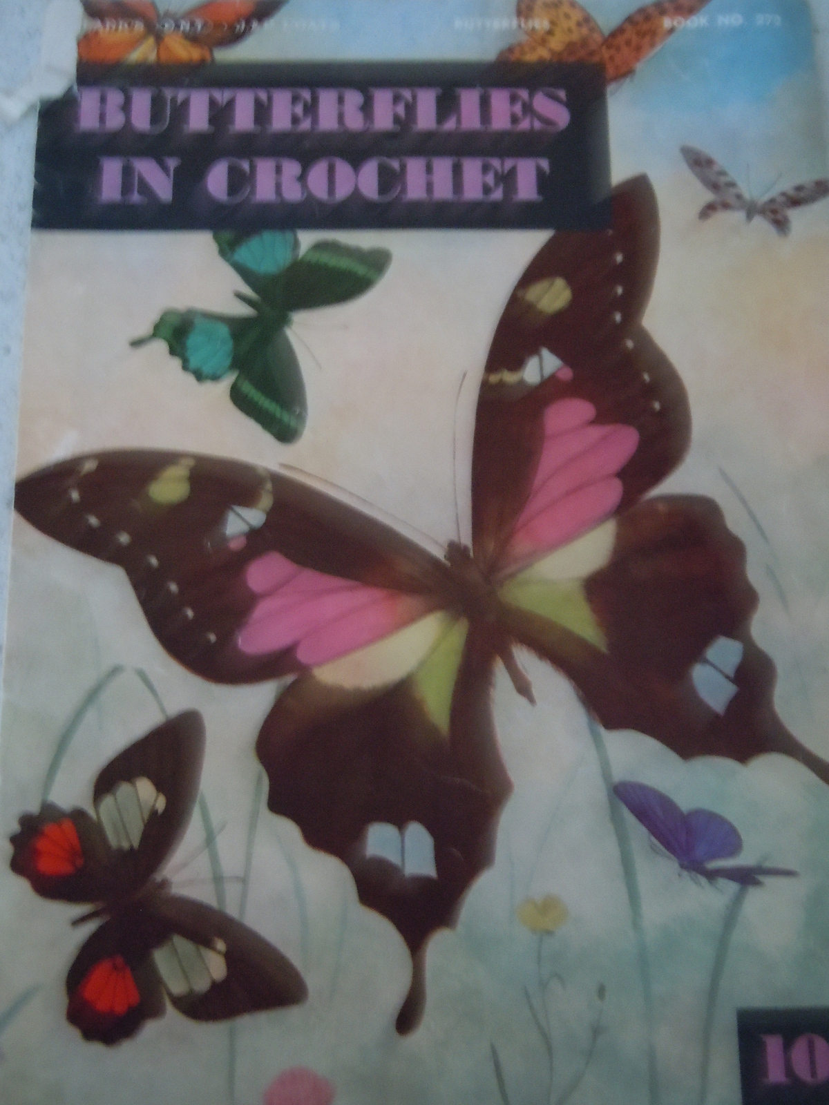 Vintage Coats & Clark's Butterflies In Crochet 1951 - $2.99