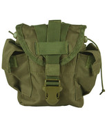 NEW Military Style Tactical Survival MOLLE 1 qt Canteen Cover Pouch OD G... - €21,60 EUR