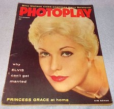 Celebrity Photoplay Magazine November 1957 Kim Novak Carrie Fisher Jane Russell - £7.94 GBP